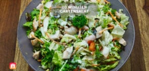 10 Minuten Gartensalat – Gesunder Salat zum Grillen