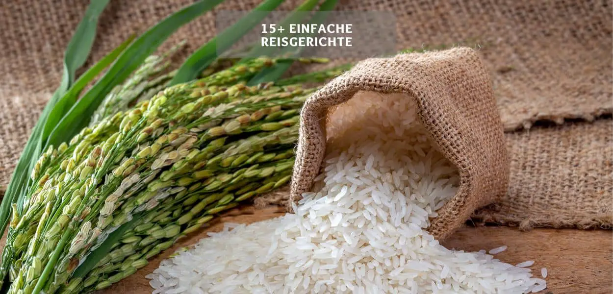 15+ einfache Reisgerichte