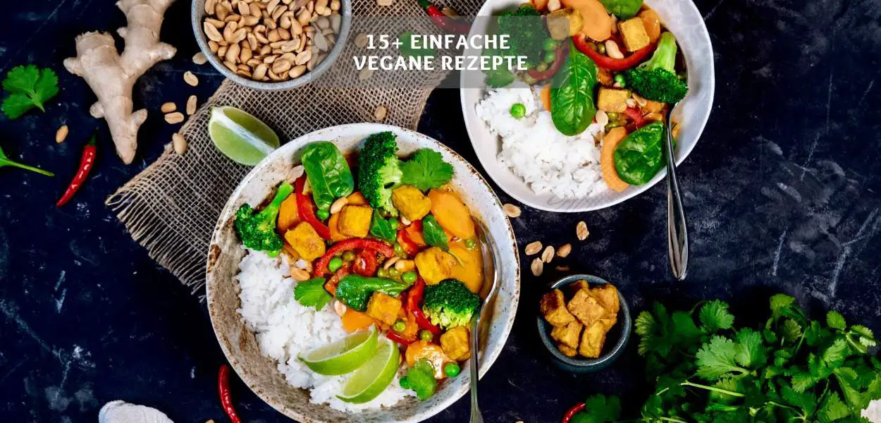15+ vegane Rezepte Sammlung