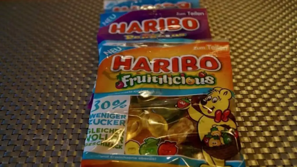 Haribo Gummibärchen mit weniger Zucker