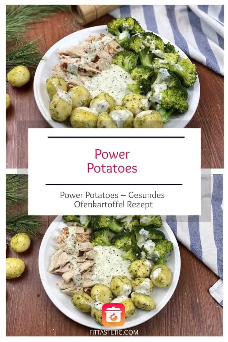 Gesundes Ofenkartoffel Rezept - Power Potatoes