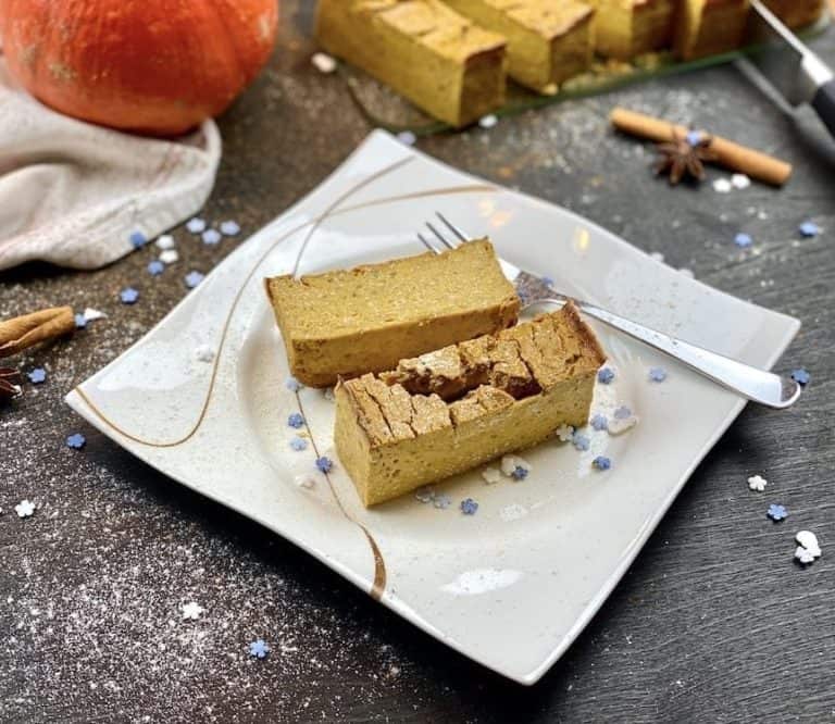 Weihnachtlicher Kürbis-Käsekuchen