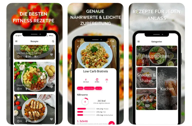 Die kostenlose 🥇 Gesunde Rezepte App für iOS und Android 📱