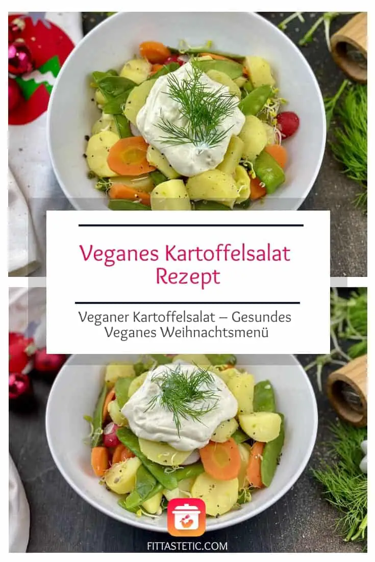 Veganer Kartoffelsalat - Gesundes Kartoffelsalat Rezept