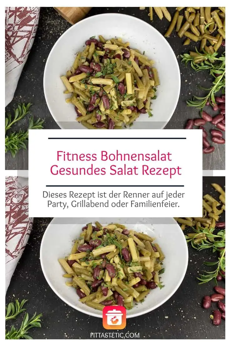 Fitness Bohnensalat - Gesundes Bohnensalat Rezept