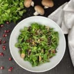 Fruchtiger Feldsalat gesunder Fruchtiger Feldsalat