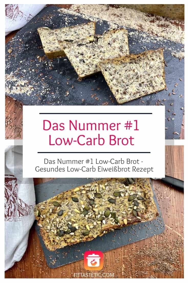 Das 🥇 beste Low-Carb Brot - Gesundes Low Carb Eiweißbrot