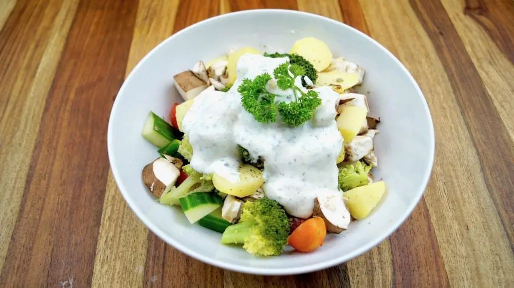 Gesunder Fitness Kartoffel salat
