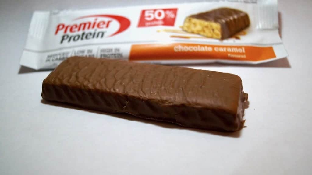 Der Premier Protein 50% Protein Chocolate Caramel Proteinriegel