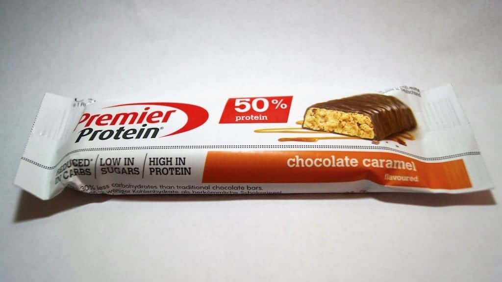Premier Protein Chocolate Caramel Riegel Test 