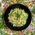 Risi e Bisi mit Erbsen und Bohnen