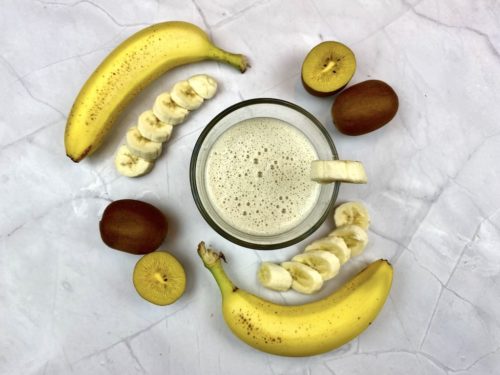 Kiwi-Bananen Protein Smoothie