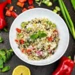 Low-Carb Couscous Salat