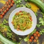 Low Carb Zoodles in Currysauce Low-Carb Zoodles in Curry-Tomatensauce
