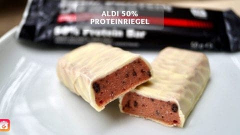 Aldi 50% Proteinriegel Test - Aldi Eiweißriegel Review