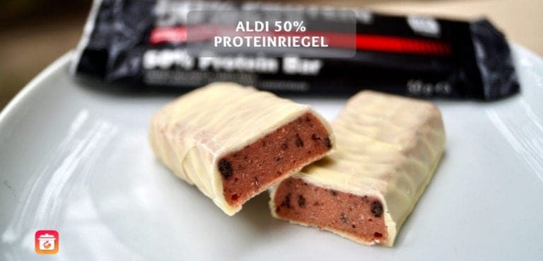 Aldi 50% Proteinriegel Test – Aldi Eiweißriegel Review