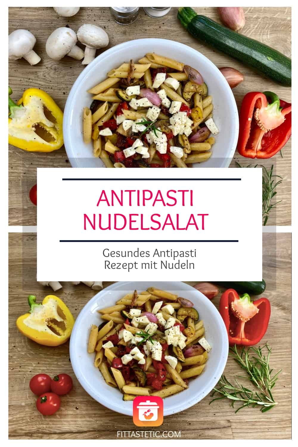 Antipasti Nudelgericht Antipasti Nudelsalat - Gesundes Antipasti Rezept mit Nudeln