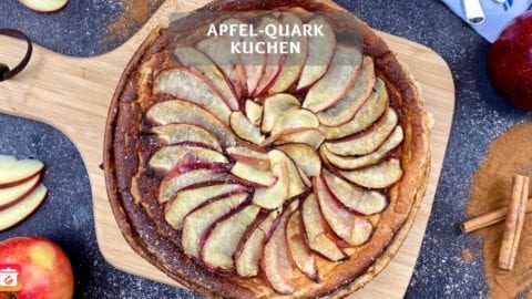 Apfel-Quark Kuchen - Gesunder Apfelkuchen