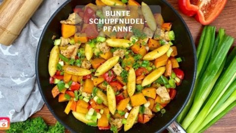 Bunte Schupfnudel-Pfanne Rezept