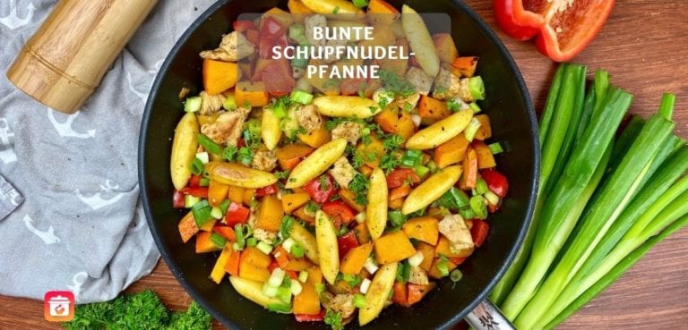 Bunte Schupfnudel-Pfanne Rezept