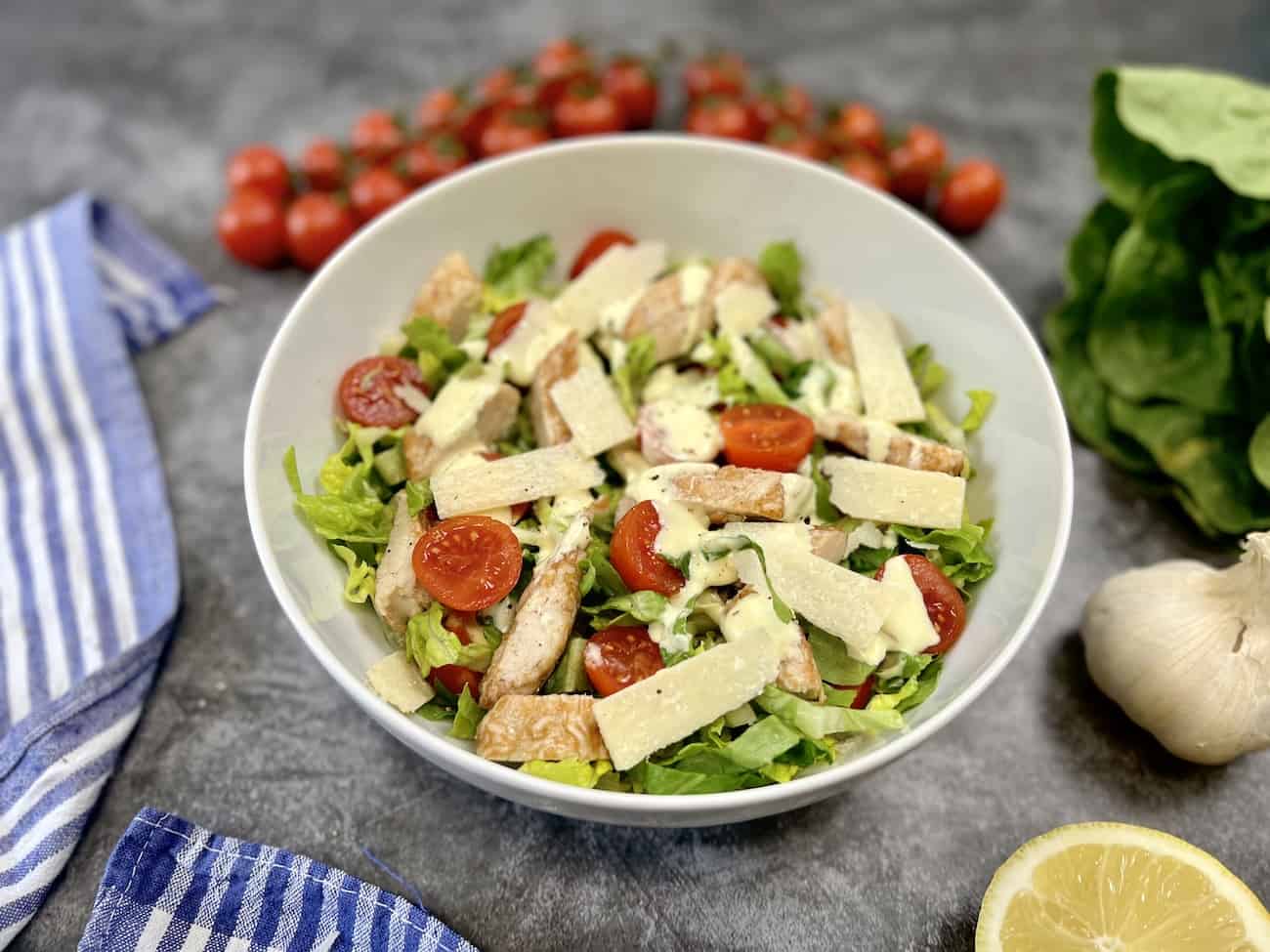 Caesar Salad mit Hähnchen