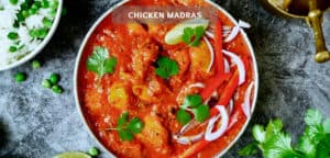 Chicken Madras mit Kokosmilch Chicken Madras mit Kokosmilch