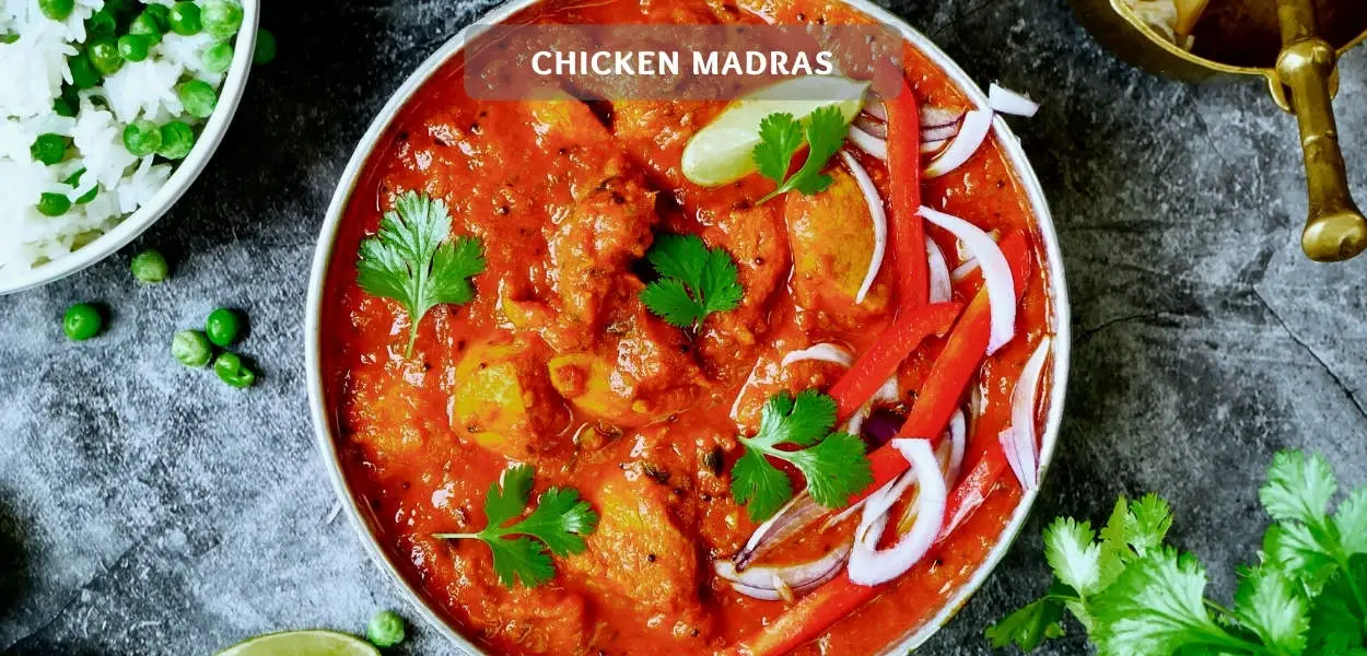 Leichtes Chicken Madras – Indisches Madras Curry mit Kokosmilch