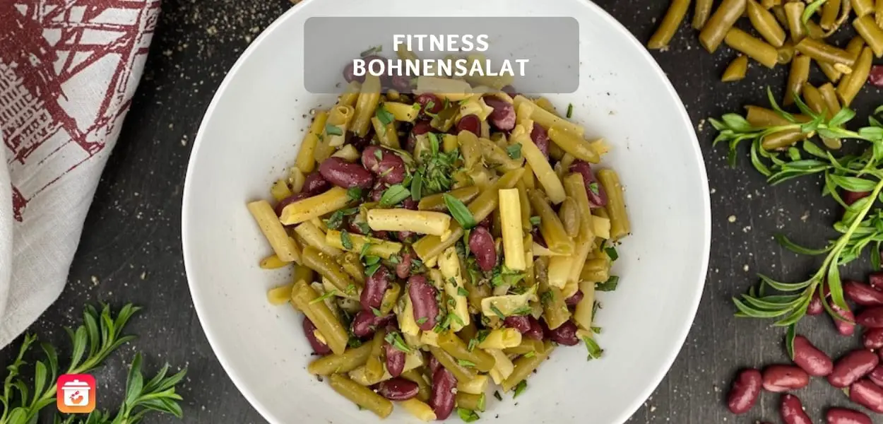 Fitness Bohnensalat – Gesundes Bohnensalat Rezept