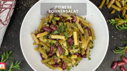 Fitness Bohnensalat – Gesundes Salat Rezept