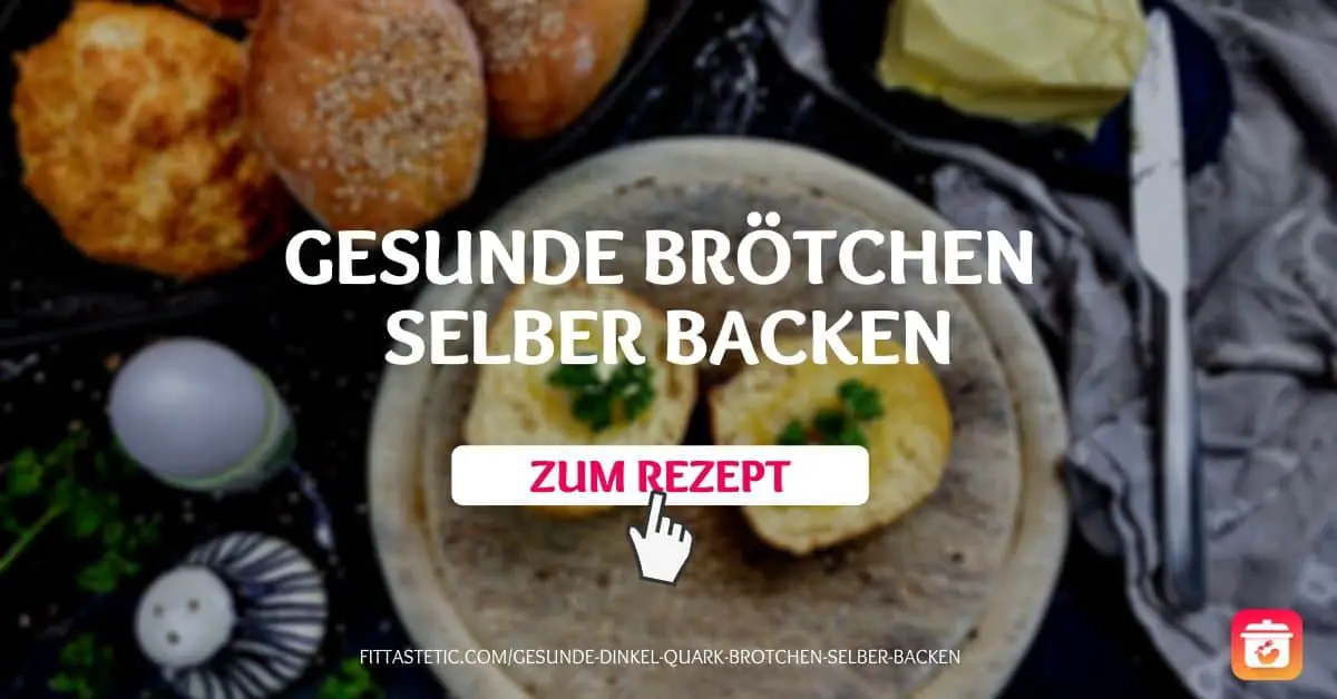 🏅 Gesunde Brötchen selber backen - Dinkel-Quark Brötchen