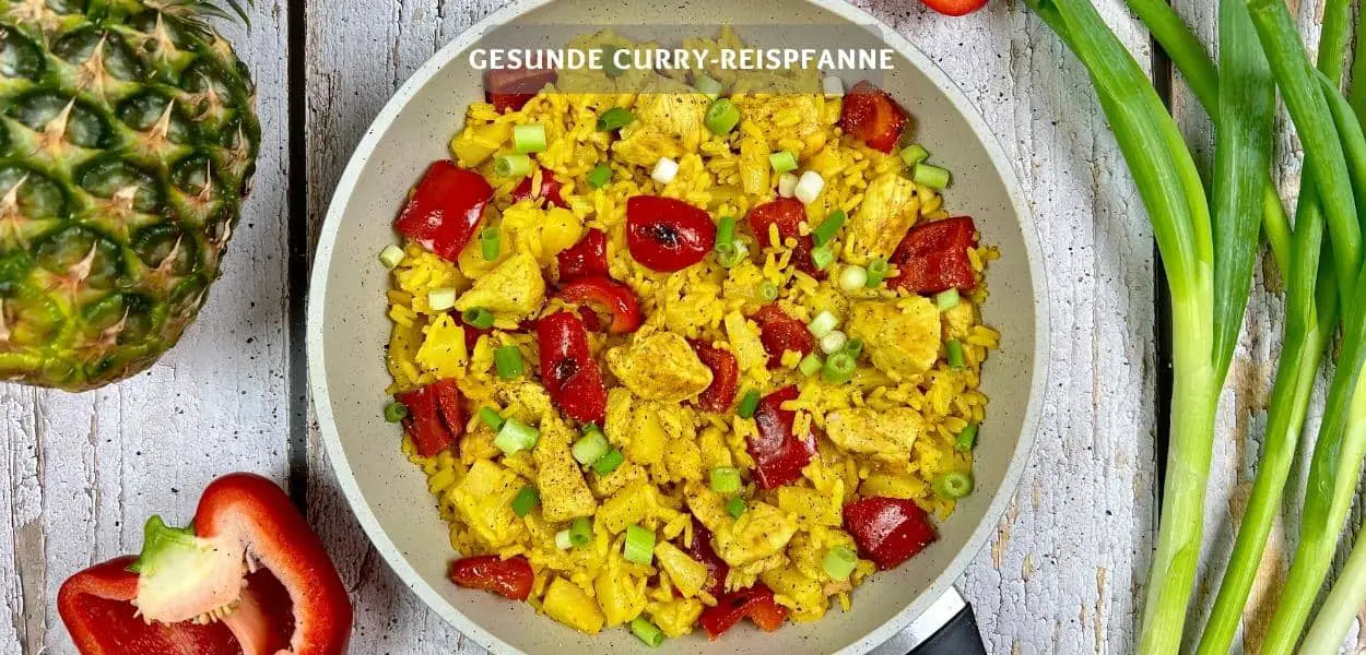 Gesunde Curry-Reispfanne – Schnell und Lecker