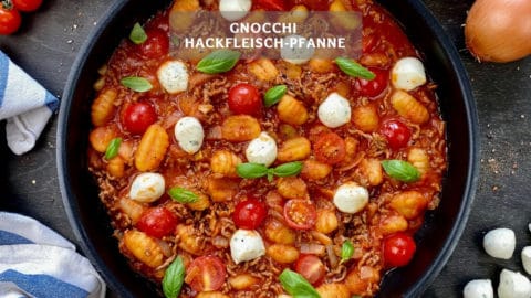 Gesunde Gnocchi-Hackfleisch-Pfanne Rezept