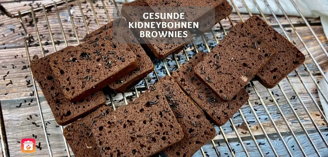 Gesunde Kidneybohnen Brownies – Schoko Brownies ohne Mehl
