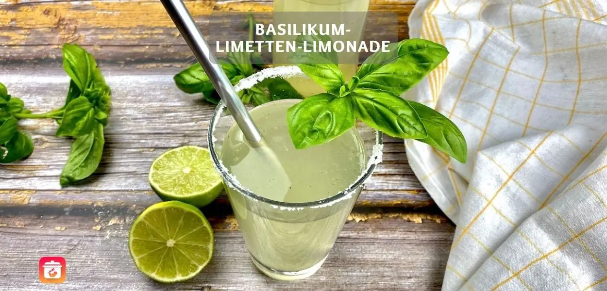 Basilikum-Limetten-Limonade – Gesunde Limonade