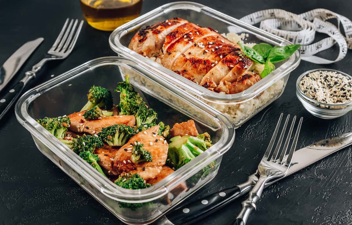 Gesunde Lunchbox für Unterwegs