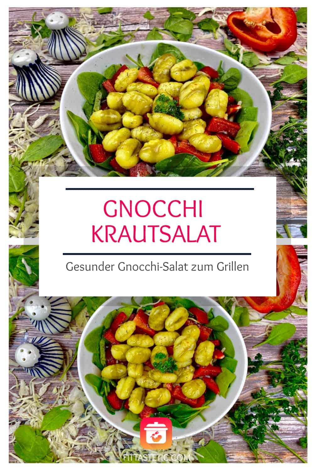 Gnocchi Krautsalat - Gesunder Gnocchi-Salat zum Grillen