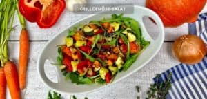 Grillgemüse-Salat – Gesunder Salat mit knackigem Gemüse
