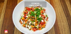 Gesunder Linsensalat - Das beste Fitness Linsensalat Rezept!