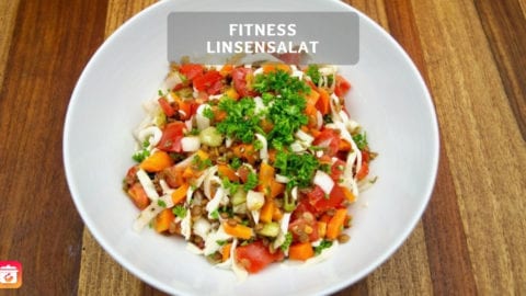 Gesunder Linsensalat - Das beste Fitness Linsensalat Rezept!