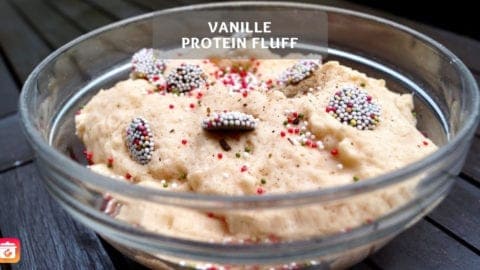 Gesunder Nachtisch! Vanille Protein Fluff Rezept – Pudding aus Weißen Bohnen