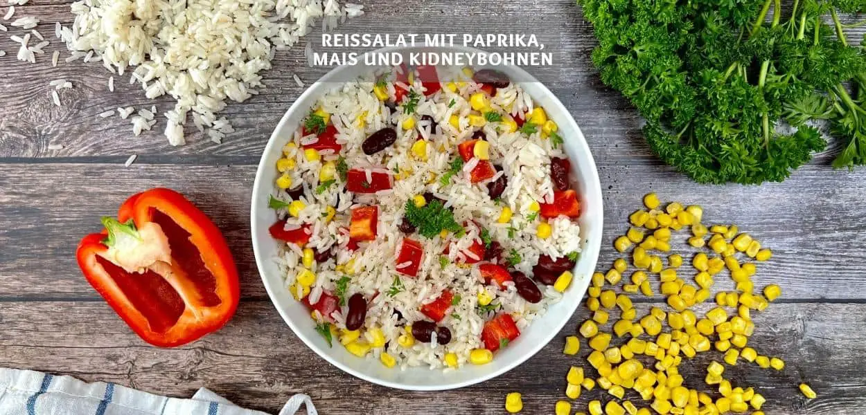 Reissalat-mit-Paprika-Mais-und-Kidneybohnen