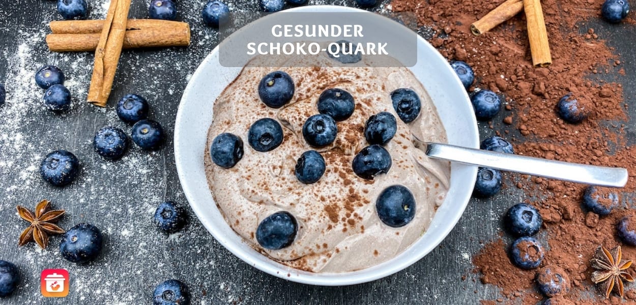 Schokoladen Magerquark Rezept Gesunder Schoko Quark