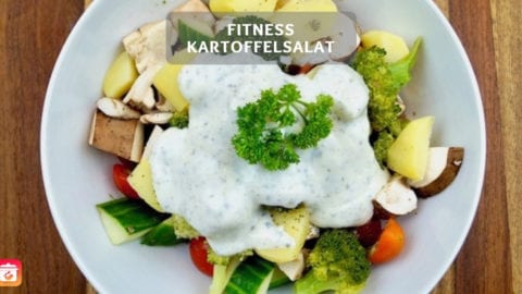 Gesunder Kartoffelsalat - Fitness Kartoffelsalat mit Gemüse