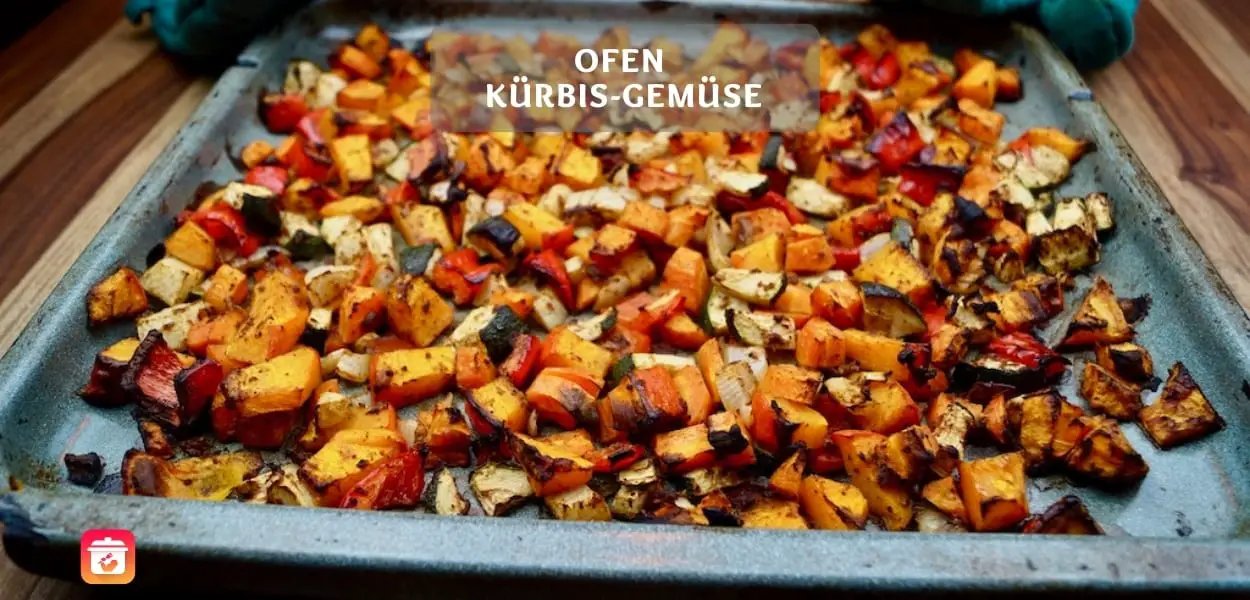 Ofen Kürbis-Gemüse – Gesundes Ofengemüse mit Kürbis