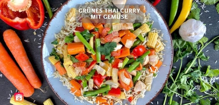 Grünes Thai Curry mit Gemüse