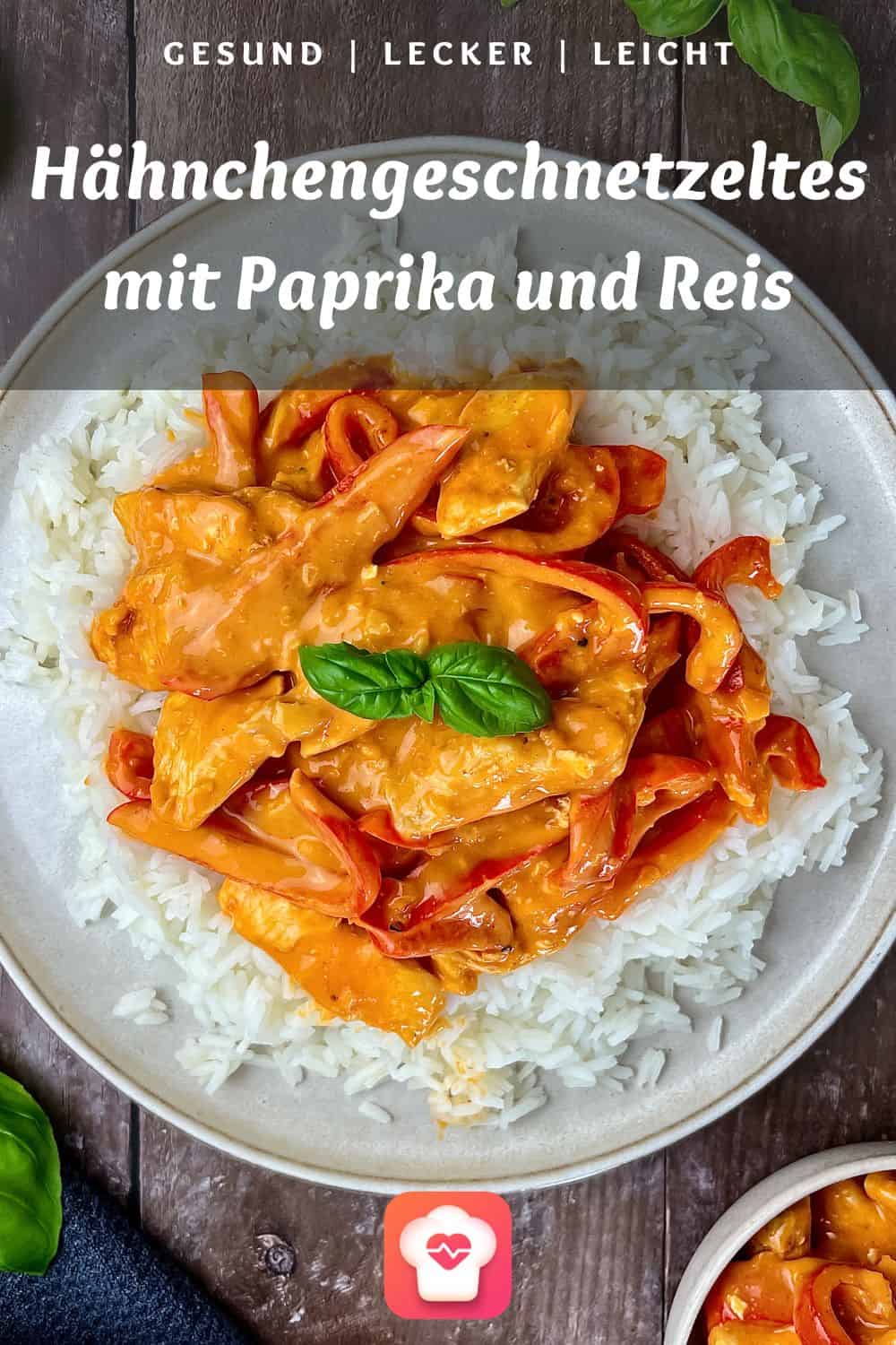 Hähnchengeschnetzeltes mit Paprika und Reis - Schnell & Einfach