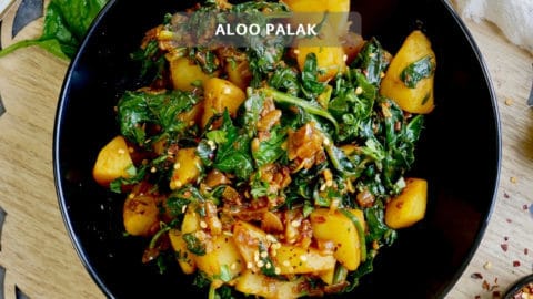 Indisches Aloo Palak Rezept