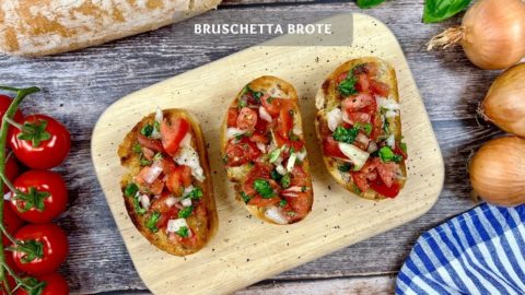 Bruschetta Brote - Klassisches Bruschetta Rezept