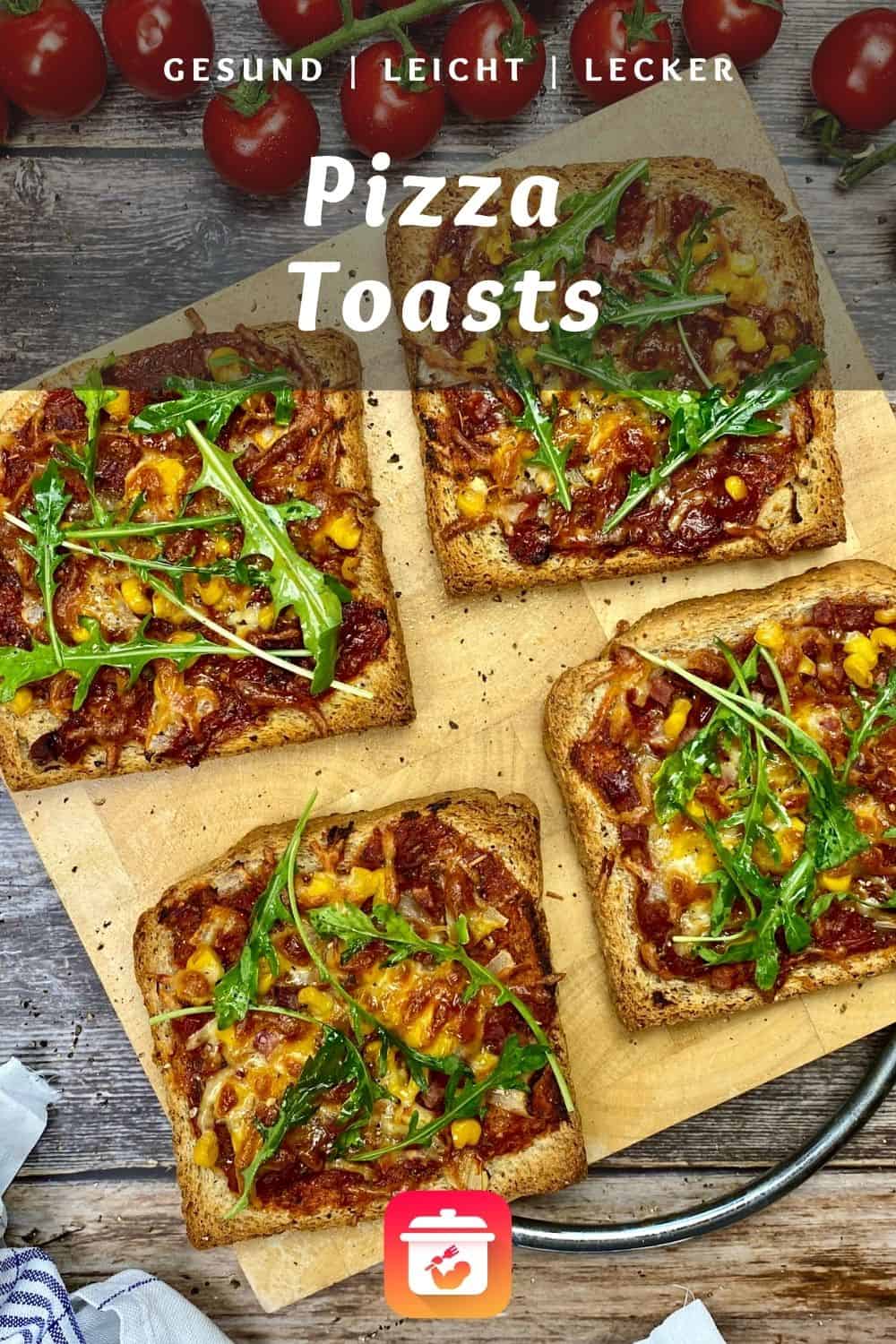 Pizza Toast - Blitzschnelle Pizza Selbermachen