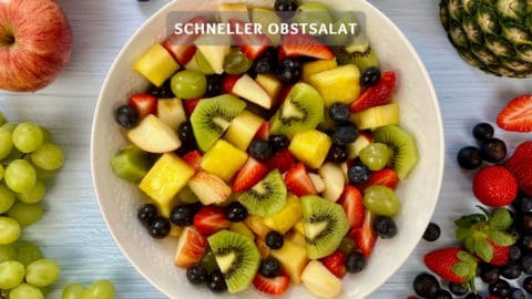 Schneller Obstsalat - Tropischer Früchte-Mix
